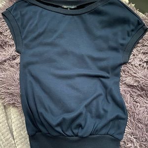 Beautiful blue off the shoulder sweater!